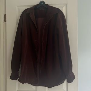 Velvet men’s button-down shirt